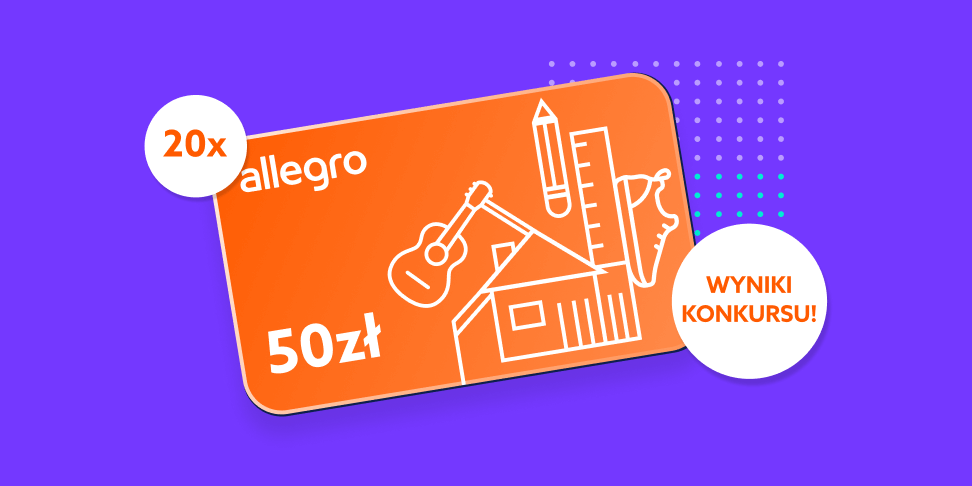 Rozdajemy 20 kart podarunkowych Allegro - wyniki konkursu