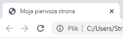 HTML - jak nadać tytuł stronie?